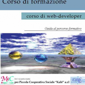 Corso di formazione. Corso di web-developer. Guida al percorso formativo