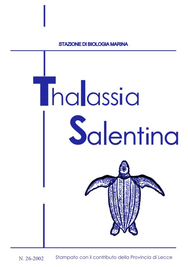 Thalassia Salentina n.26-2002