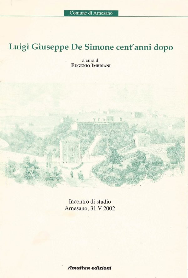 Luigi Giuseppe De Simone cent'anni dopo
